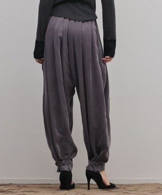 GRACE CONTINENTAL フィブリルバルーンパンツ チャコール