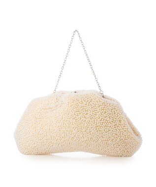 UNBILLION カシュカシュ cachecache / パール調ビーズ口金バッグ LBE