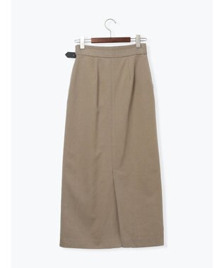Te chichi サイドベルトチノタイトスカート ベージュ