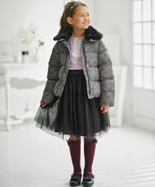 組曲 KIDS 【110-140㎝】 ショートダウン ツイード系5