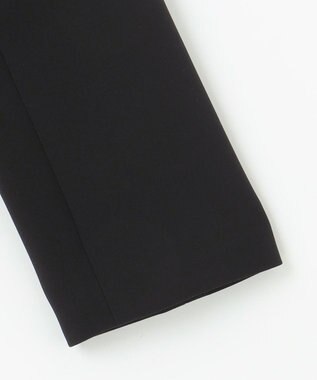 自由区 FORMAL 【洗える/縦横ストレッチ】セオプラスエス横二重ジャケット＋ワンピース ブラック系