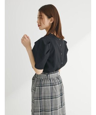 Green Parks ２Ｗａｙ　カラミドビーブラウス Black