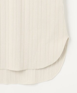 23区 S 【SLOW/一部店舗限定】ランダムリブフライス フレンチスリーブ カットソー ベージュ系