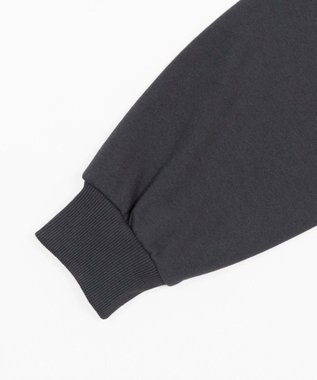 WEGO 【ユニセックス着用ITEM/SMLサイズ展開】ボンディングZIPパーカー ブラック中濃色