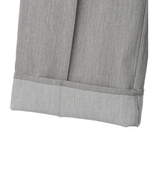 Green Parks パイピングサイドラインワイドパンツ Gray