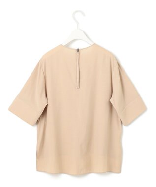 ICB L 【接触冷感・UVカット・洗える】 T/Rドライリネン Tブラウス ベージュ系