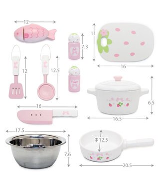 Mother garden マザーガーデン スウィートストロベリー テーブルキッチン  ネットショップ限定 ホワイト