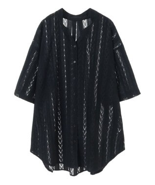 CRAFT STANDARD BOUTIQUE レースシャツ Black