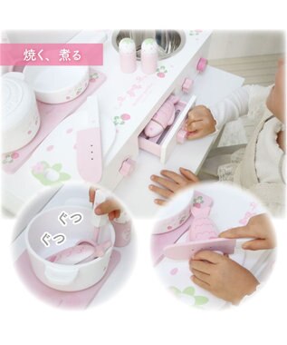 Mother garden マザーガーデン スウィートストロベリー テーブルキッチン  ネットショップ限定 ホワイト