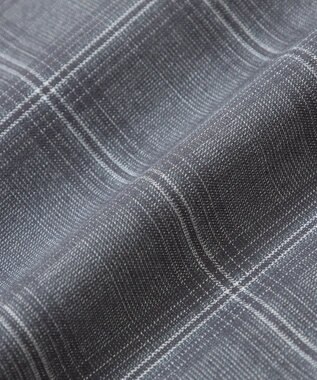 Maison de FLEUR 聡明な淑女のチェックワンピース Gray