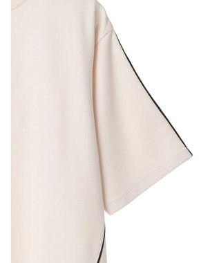 Green Parks ライン使いポンチカットプルオーバー Off White