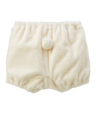 MIKI HOUSE HOT BISCUITS 【ミキハウス】【70-90cm】 マイクロファー ブルマ 白