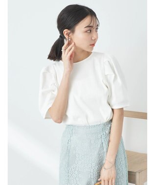 earth music&ecology パワーショルダーリブプルオーバー