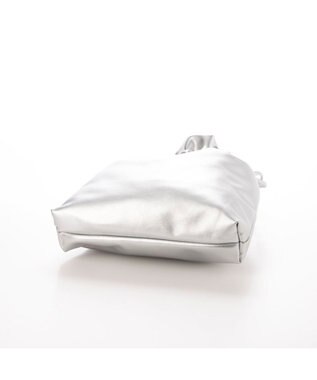 UNBILLION cachecache ギンガムチェックトート付き巾着ショルダー シルバー