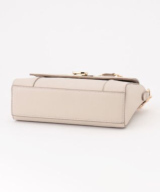 ANY SIS 【2WAY】サイドラインメタルショルダー バッグ ライトグレー