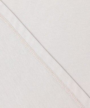 組曲 【洗える】レリーフスリーブジャージー カットソー ブルーグレー系