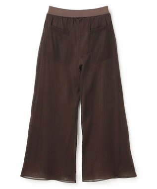 uncrave バルキーシアーニット ワイドパンツ ブラウン