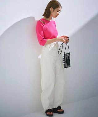 組曲 【UVカット・組曲×setsuko sagittaire】フリルポーチ×サングラス ブラック系