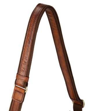 ACE BAGS & LUGGAGE LO HOMME PRESSE アルカイック 本革 日本製 ショルダーバッグ 縦型 71862 ロ・オム・プレッセ ブラウン