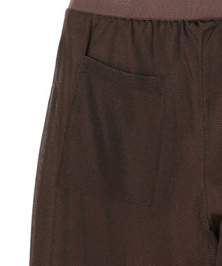 uncrave バルキーシアーニット ワイドパンツ ブラウン