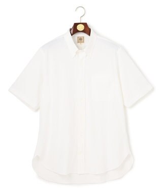 J.PRESS MEN 【KING SIZE】【吸水速乾 / 抗菌防臭 / 遮熱 / 防シワ】【J.PRESS OXFORD JERSEY】カノコインレイ半袖 シャツ / B.D.