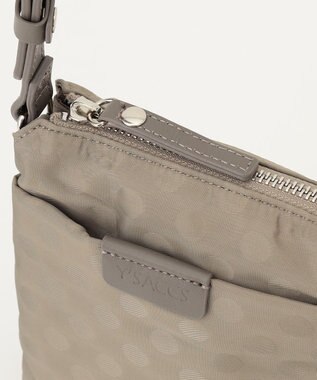 Y'SACCS ドットジャカード　ミニポシェット グレージュ