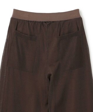 uncrave バルキーシアーニット ワイドパンツ ブラウン