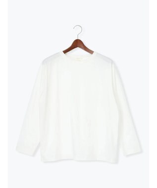 Te chichi 【泉 里香さん着用・Oggi.jp10/23掲載】シルケットロングスリーブTシャツ オフホワイト