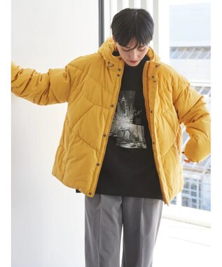 AMERICAN HOLIC キルポカカラフルポケッタブルフードコート Yellow