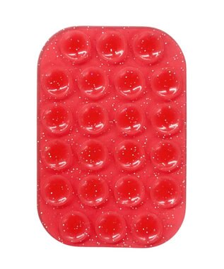 WEGO ラメマルチ吸盤シート レッド