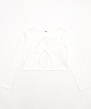 WEGO キャミセットリボンカーディガン オフホワイト