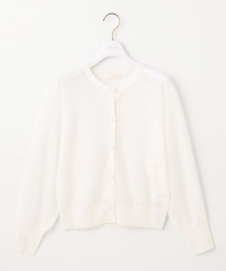 ANY SIS 【洗える】シアークルー カーディガン オフ