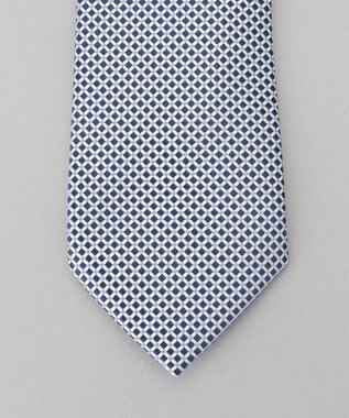 GOTAIRIKU 【日本製】シルク ネクタイ_格子柄 サックスブルー系8