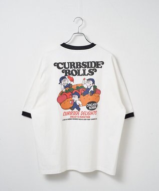 WEGO ボーイズグラフィックリンガーBIGT（S） ホワイト