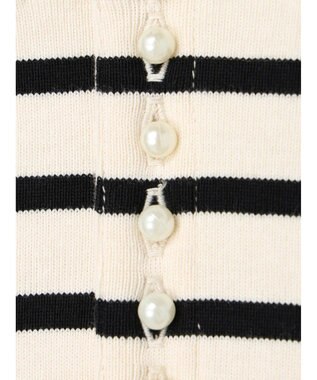 AMERICAN HOLIC バックパールボーダープルオーバー Border Black