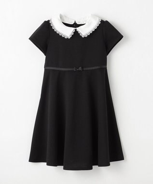 ANY KIDS 襟付きワンピース ブラック