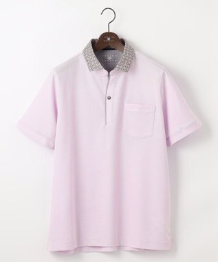 JOSEPH ABBOUD 【キングサイズ・オーガニックコットン使用】ダディ ポロシャツ ローズ系