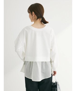 Green Parks 前後２ｗａｙシアードッキングチュニック Off White