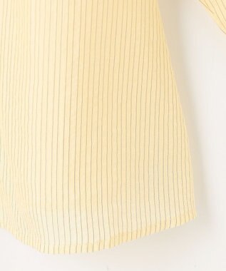 Feroux 【洗える】フリル ブラウス ライトイエロー系1