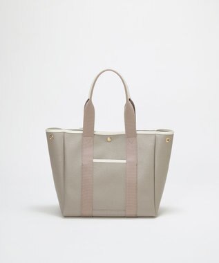 TOPKAPI 【Breath TOPKAPI】SCOTCH GRAIN スコッチグレイン ロングハンドル 2way トートバッグ チャーム付き　A4 ライトトープ