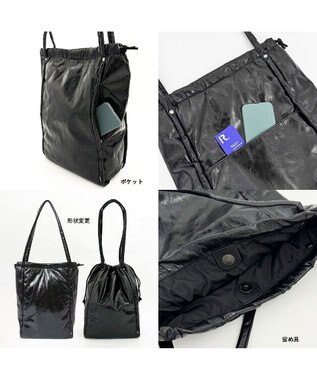 ROOTOTE 1334【キラキラ光る】LT.アーキャトル.ブリング-ブリング-A 02：ブラック