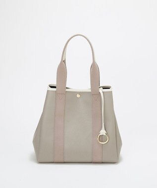 TOPKAPI 【Breath TOPKAPI】SCOTCH GRAIN スコッチグレイン ロングハンドル 2way トートバッグ チャーム付き　A4 ライトトープ