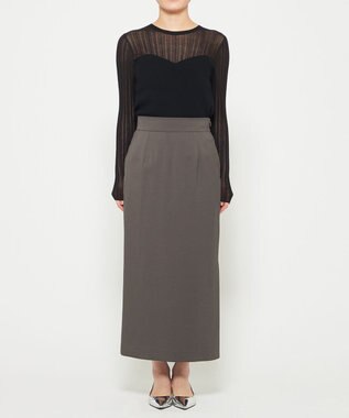 uncrave ツイミーツイル Iラインスカート スレート