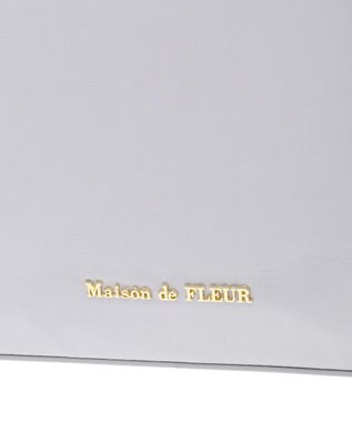 Maison de FLEUR EC限定フロントリボンキャリーオンバッグ Grayish Blue