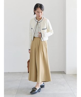 Te chichi フレアガウチョパンツ ベージュ