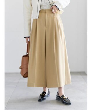 Te chichi フレアガウチョパンツ ベージュ