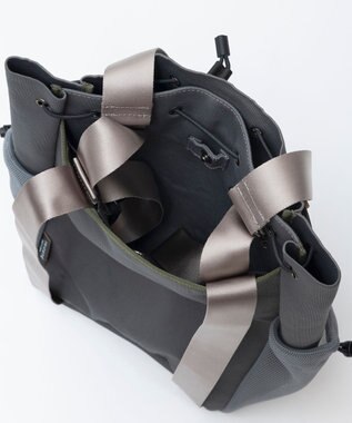 TRICOTE 【2WAY】ポケットメッシュトート / リュック 95GRAY