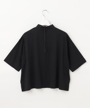 UNFILO 【汗ジミが目立たない/吸水速乾】マルチエフェクト　ハイネックTシャツ ブラック