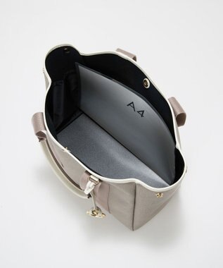 TOPKAPI 【Breath TOPKAPI】SCOTCH GRAIN スコッチグレイン ロングハンドル 2way トートバッグ チャーム付き　A4 ライトトープ