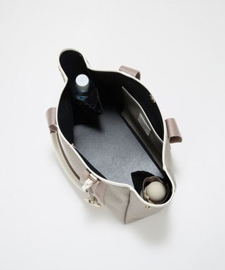 TOPKAPI 【Breath TOPKAPI】SCOTCH GRAIN スコッチグレイン ロングハンドル 2way トートバッグ チャーム付き　A4 ライトトープ